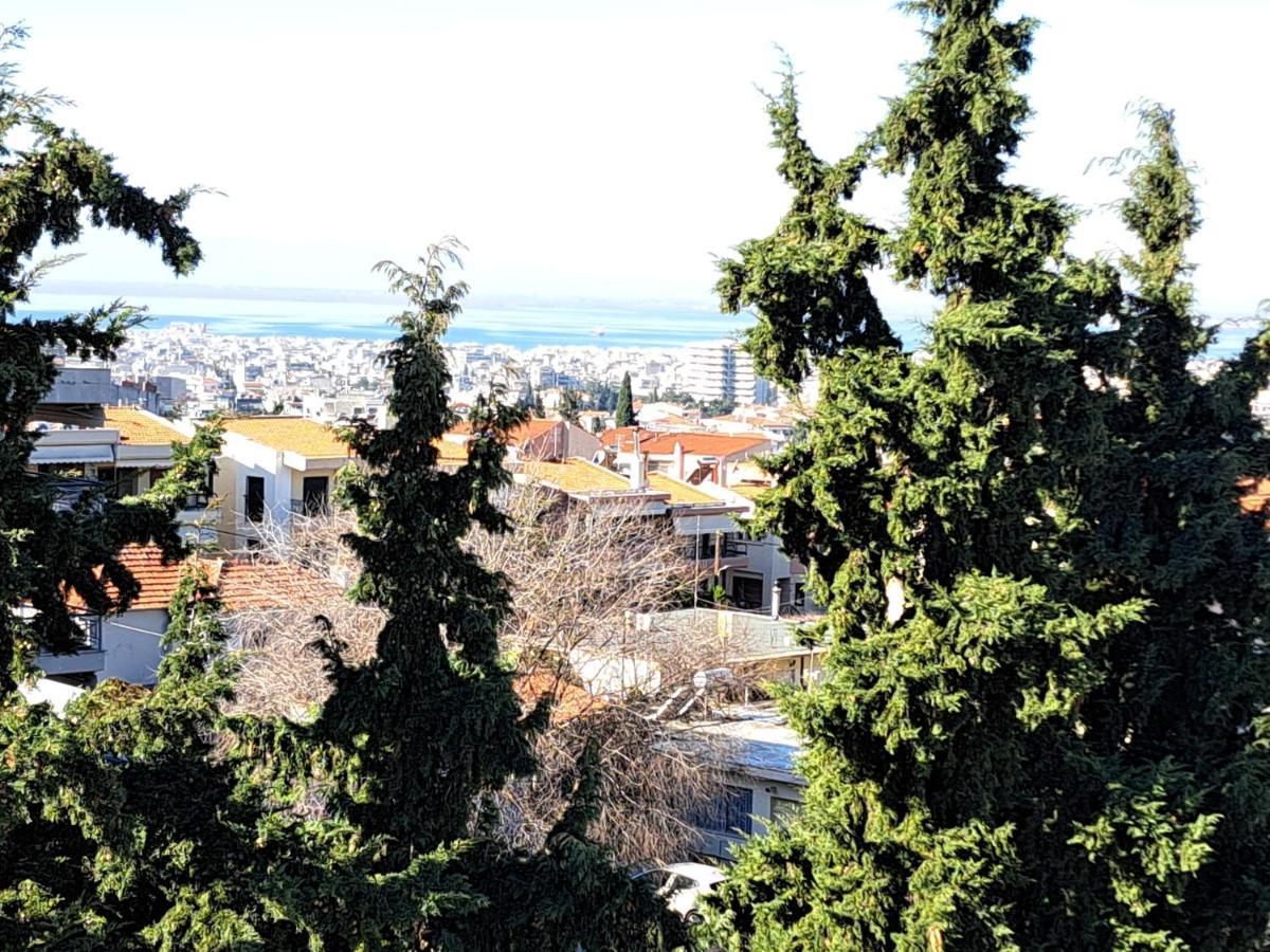 סלוניקי Όμορφο Διαμέρισμα- Σοφίτα Με Υπέροχη Θεα מראה חיצוני תמונה